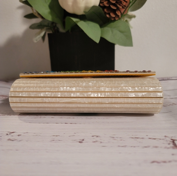 Crystal Embellished Party Clutch KURT GEIGER LONDON - Picture 7 of 13